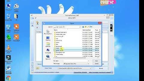 How To Use Format Factory And Conver HD To  Mp4