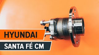 Como mudar Kit rolamento roda HYUNDAI SANTA FÉ II (CM) - tutoriais