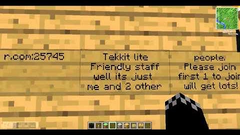 Tekkit lite server join now! staff needed