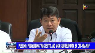 Publiko, pinayuhang 'wag iboto ang mga sumusuporta sa CPP-NPA-NDF.