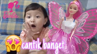 barbie princess mariposa and her butterfly 💕 mainan anak perempuan boneka barbie