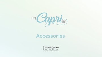 Accessories - HQ Capri