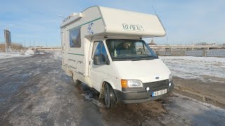 Осмотр - Обзор кемпер Riviera 1995г. на базе  Ford Transit