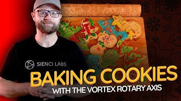 DIY Christmas Rolling Pin with Vortex Rotary Axis | Festive Holiday Crafts