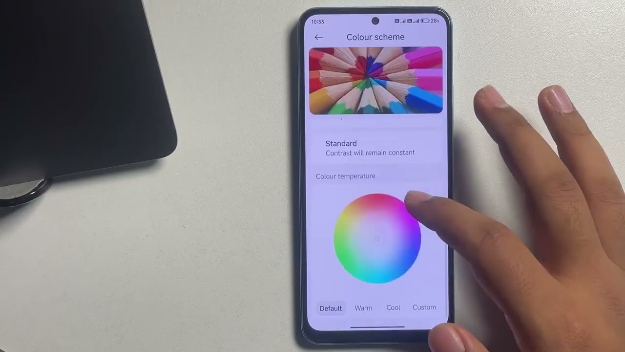 Как изменить цветовую схему на Redmi Note 12