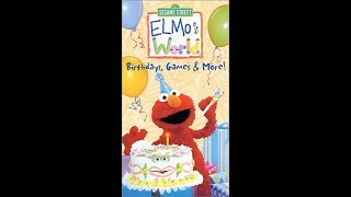 Opening and Closing to Elmo's World: Birthdays, Games & Pets 2001 VHS