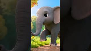 பெரிய யானை பாடல் - Big Big Elephant Song | Nursery Rhymes for kids | Galatta Kids| Cat Song | Shorts