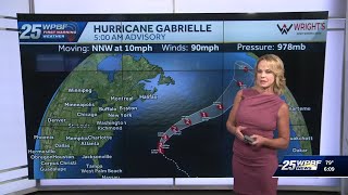 5 a.m. Advisory: Tracking Hurricane Gabrielle and two tropical waves in the Atlantic