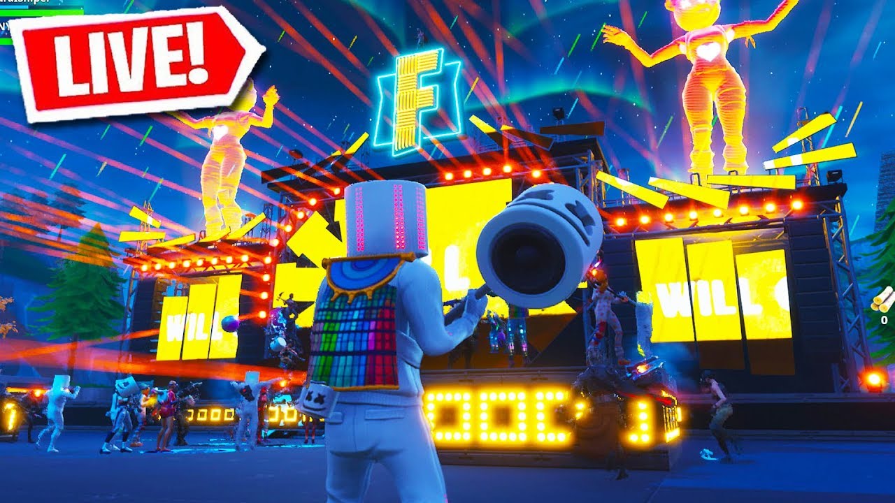 FORTNITE MARSHMELLO LIVE EVENT IN-GAME CONCERT! (Fortnite ...
