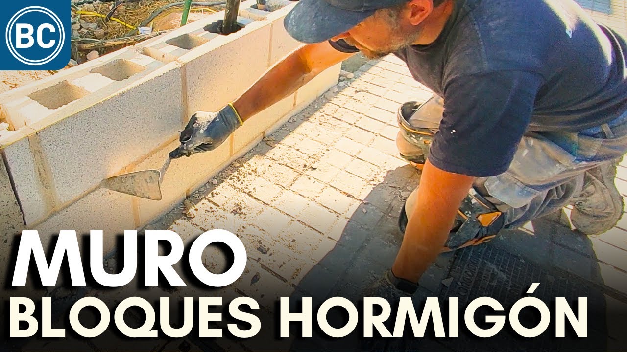 🔷 MURO de BLOQUES en TERRENO INCLINADO |  EP.103 Construyendo nuestra casa