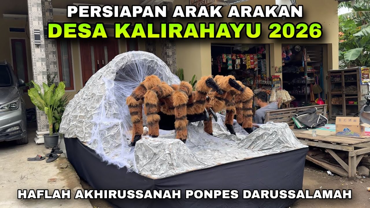 Persiapan Arak arakan KALIRAHAYU 2026 Losari Cirebon ❗ Haflah Akhirussanah Ponpes Darussalamah