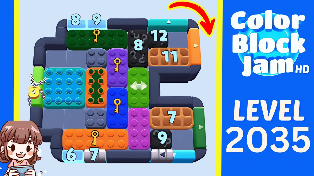 Color Block Jam Level 1127 (2035) Solution Walkthrough