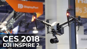 CES 2018 - DJI Inspire 2 Drone at the Consumer Electronics Show