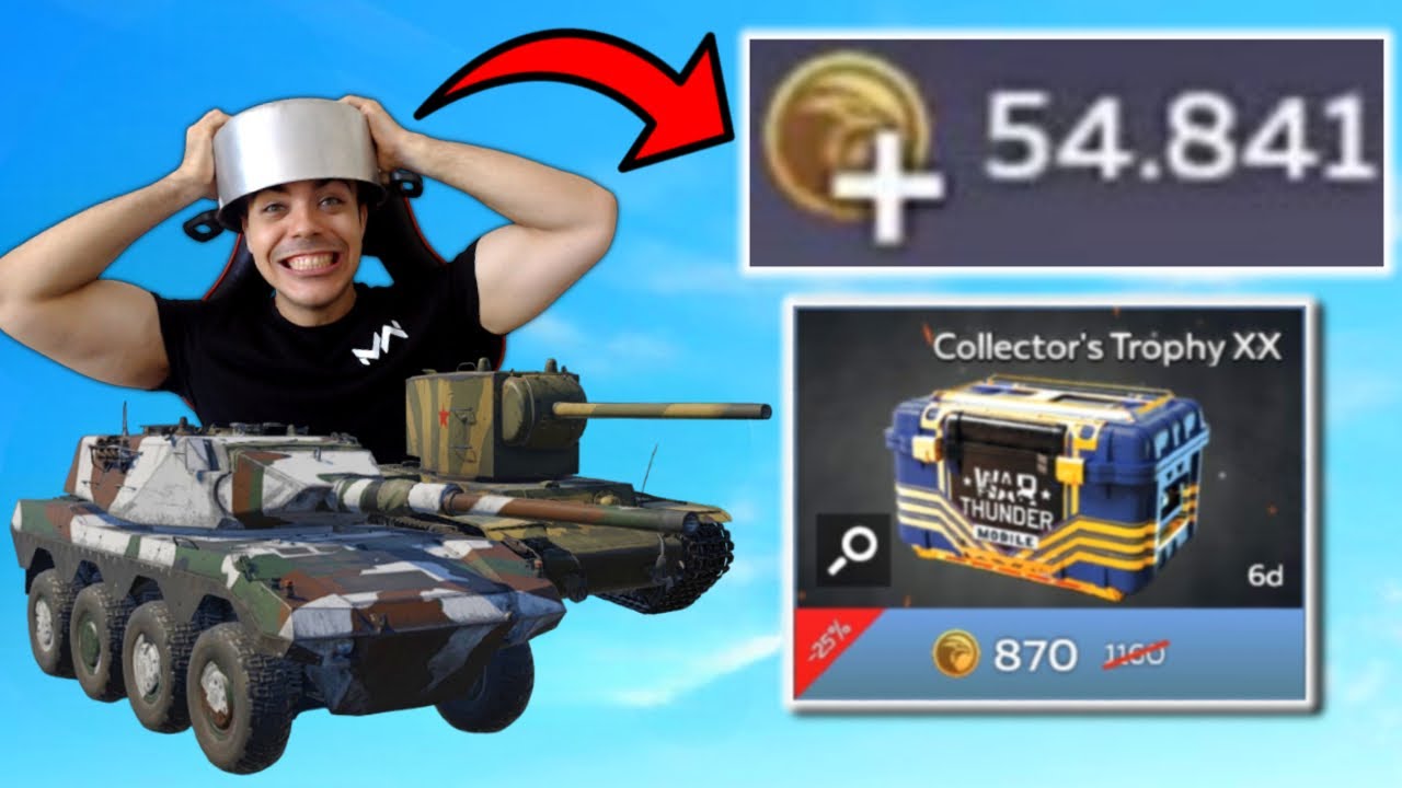 🚀 Моё самое удачное открытие! Коллекционные трофеи на 50 000 золотых монет – War Thunder Mobile
