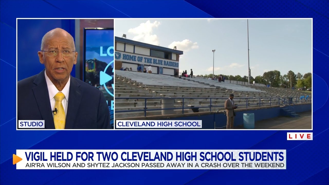 Vigil held for two Cleveland High School students who died in a car ...