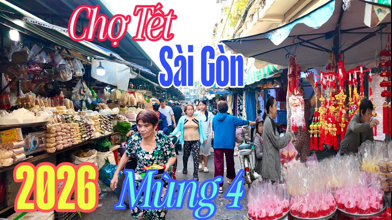 Mùng 4 Tết Việt Nam ,Chợ Bình Tiên ,Chợ Bình Tây ,Chợ Xóm Vôi Người Hoa Buôn Bán Ra Sao ? 