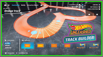 Hot Wheels Unleashed Track Builder Tutorial - How to Make n Play Custom Tracks 🔥