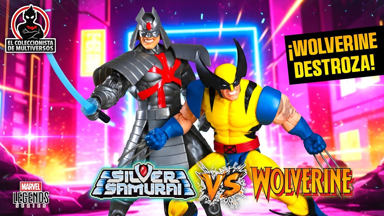 🤯 ESTO SI QUE ES UN WOLVERINE! PACK WOLVERINE Y SILVER SAMURAI Gamerverse Marvel Legends review!