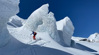 Piz Palü Überschreitung - Abfahrt Loch Fouro