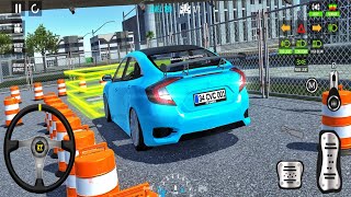 New City Parking School 2026 - Honda Civic Tightest Parallel Parking! Best Car Game Android Gameplay screenshot 4