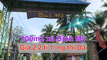 Bán đất xã Bình Mỹ, huyện củ chi. 100m2 thổ cư giá 2,2 tỉ LH: 0798718999