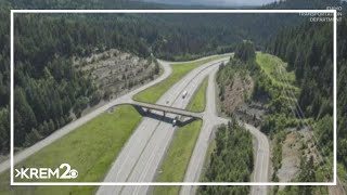 Traffic Alert: Idaho Transportation Department paving I-90 from Wolf Lodge over Fourth of July Pass