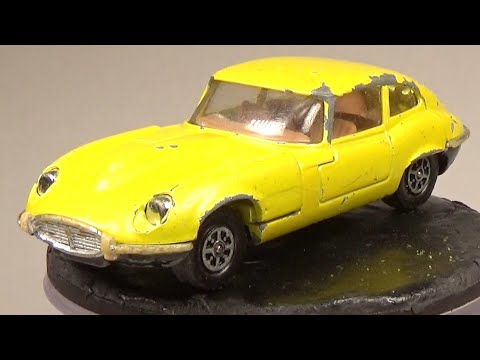 Powder Coating and Restoring a Corgi Toys No. 374 Jaguar E Type 2+2 V12