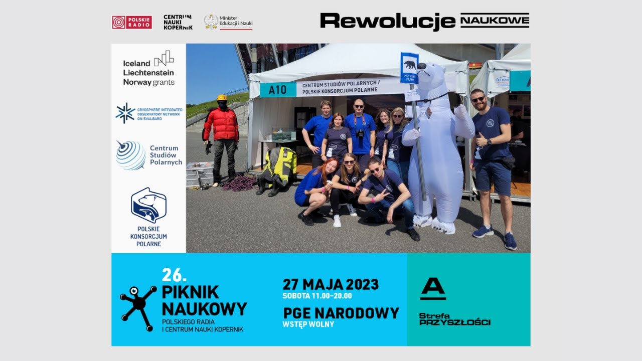 26. Piknik Naukowy, Warszawa 2023 - Centrum Studiów Polarnych / Polskie Konsorcjum Polarne