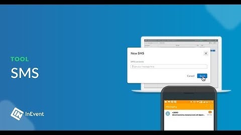How to send messages to your attendees with SMS tool | How to InEvent
