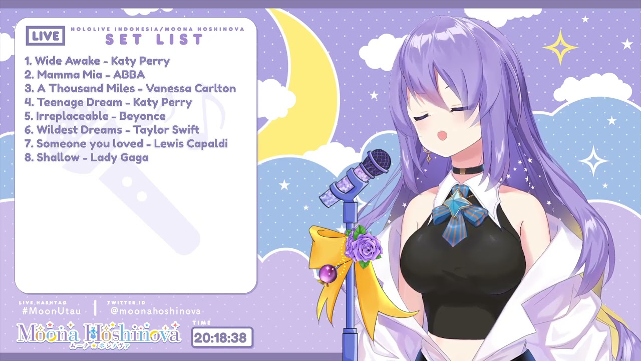 Moona Hoshinova sings Shallow