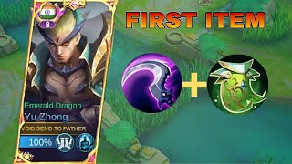 THIS FIRST ITEM BUILD ON YU ZHONG IS TOTALLY OP ! YU ZHONG BEST BUILD 🤫