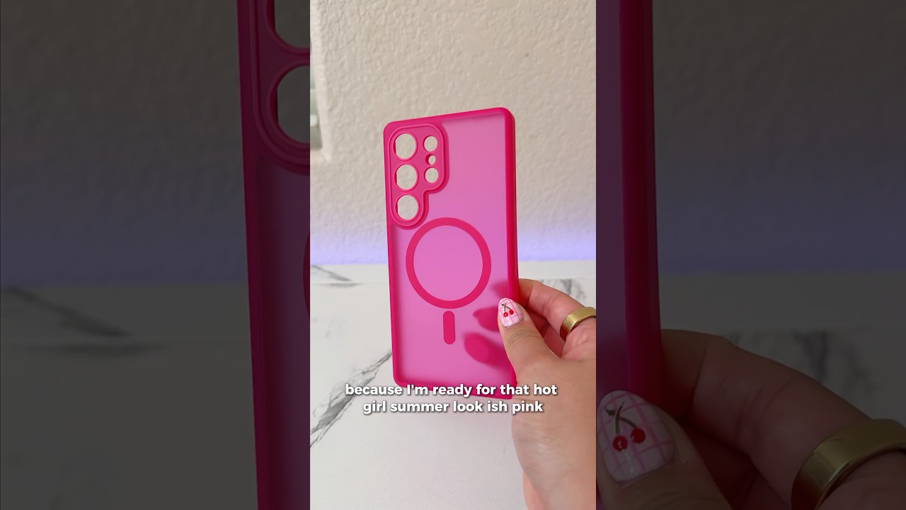 The best hot girl pink phone case for Galaxy S25 U 