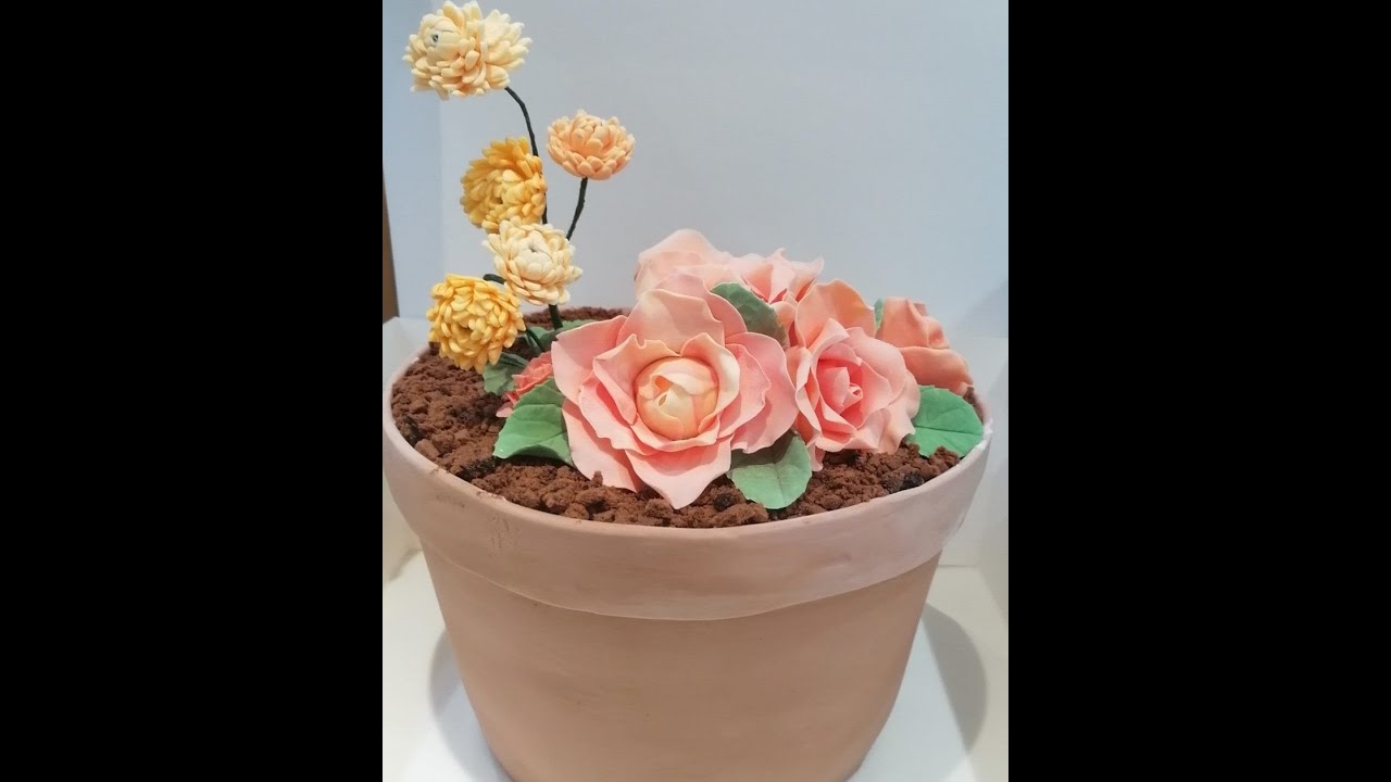 Flower Pot Cake