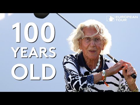 100-year-old golfer plays with stars