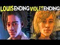 LOUIS ENDING Vs. VIOLET ENDING (Both Endings) The Walking Dead The Final Season Episode 4 - Romance