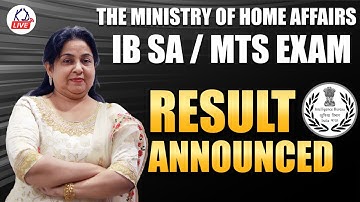 IB SA MTS RESULT 2023 | Intelligence Bureau SA/MTS 2023 Tier 1 Results Out @KD_LIVE @railwaykdlive