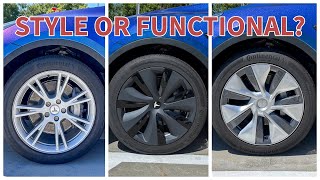 Tested: Model Y Wheel Caps - Just For Style Or Actual Efficiency Improvement?