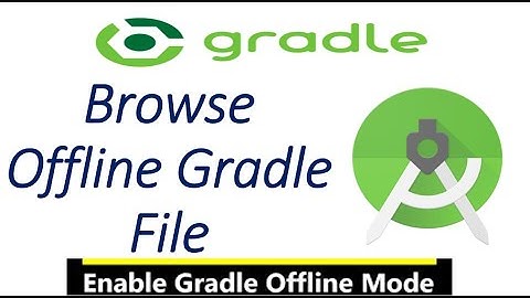How to Browse Offline Gradle File in Android Studio | #AndroidStudio | Gradle File Android Studio