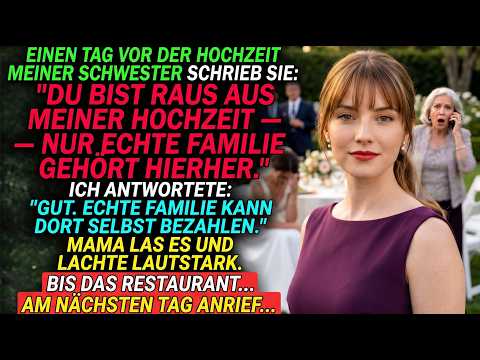 Meine Schwester kickte mich aus ihrer Hochzeit — Aber das Venue hatte das letzte Wort