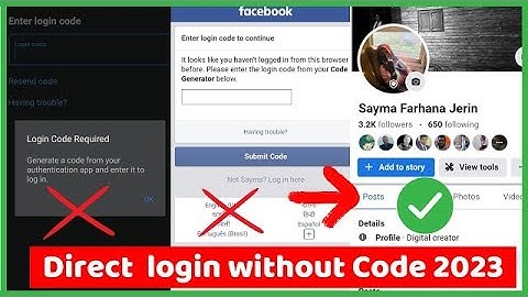 How to Login FACEBOOK Without Two Factor Authentication | Facebook Login Code Required Problem 2023
