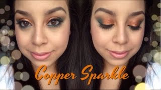 Copper Sparkle Makeup Tutorial