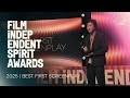 SEAN WANG wins BEST FIRST SCREENPLAY at the 2025 Film Independent Spirit Awards
