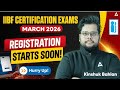 IIBF Certificate Exams March 2026 | Registration Starts Soon! Kinshuk Sir