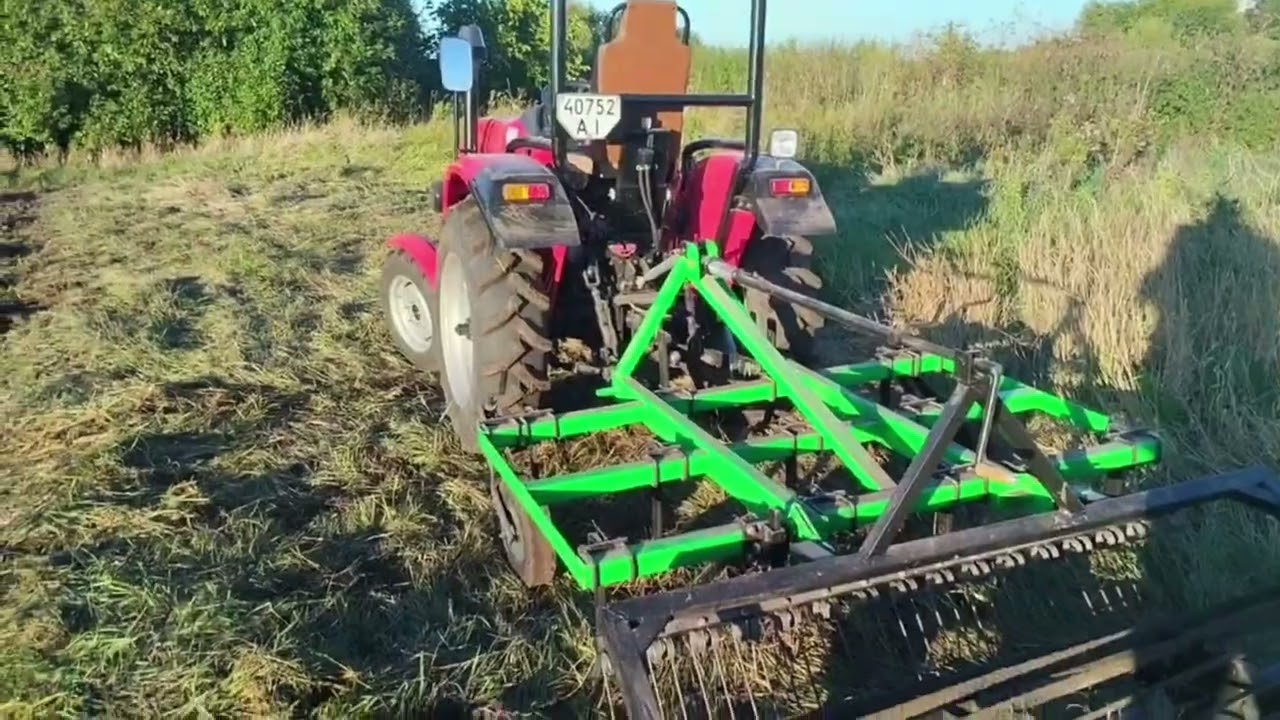 Оранка, культивація,,сівба та коткування!! Все в одному відео!!!