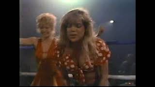 Ursula Hayden,Emily Dole,Beckie Mullen & Peach Janae in "Hard Time on Planet Earth"(1989) Sci-fi TV Information