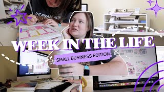 Week in My Life as a Small Business Owner | Designing Stickers, Listings & Planning My Week