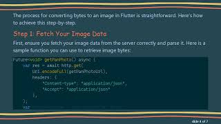 Convert Bytes into an Image in Flutter: A Comprehensive Guide