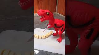 #stopmotion #eating #banana #dinosaur