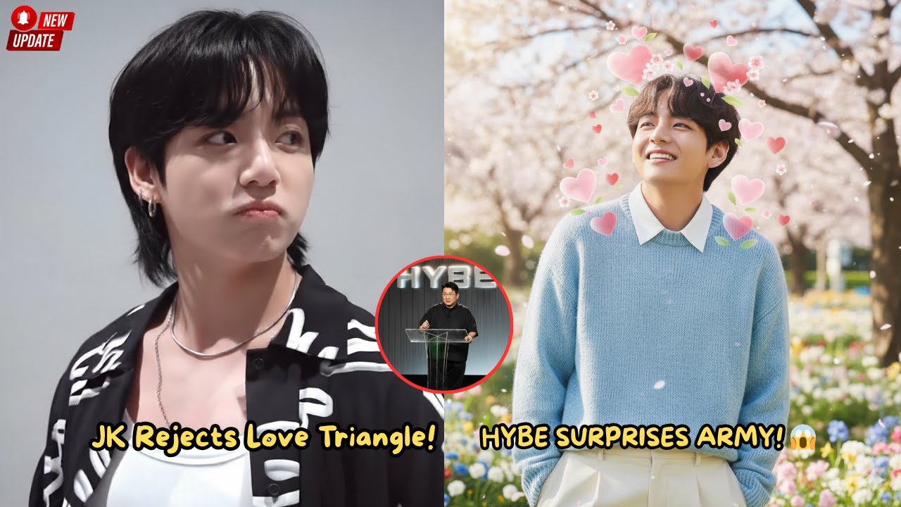 Чонгук опровергает слухи о любовном треугольнике Тэхёна — HYBE делает шокирующее заявление!