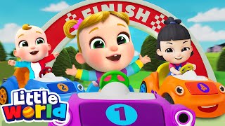 Kart Racing Song Kids Songs Nursery Rhymes By Little World